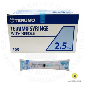 siriges 2.5ml 23g terumo toliopoulos diagnostika